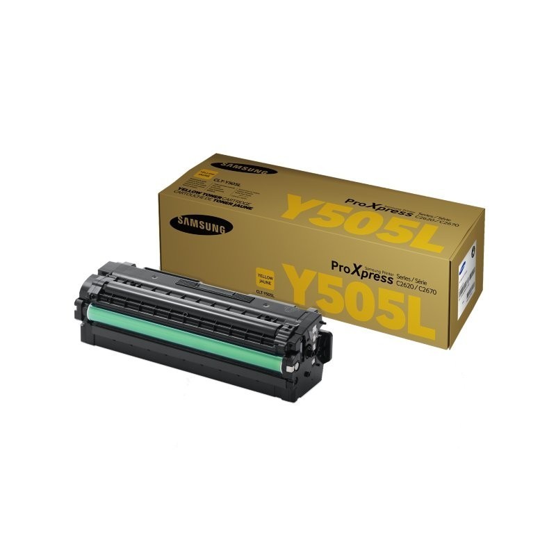 Cartouche toner Samsung Jaune pour SL-C2670FW / SL-C2620DW, Toner Express : achat en ligne de Cartouche toner Samsung Jaune pour