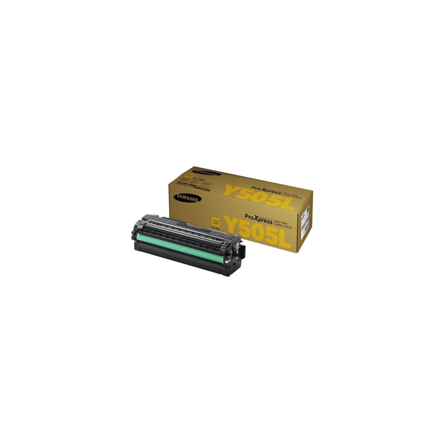 Cartouche toner Samsung Jaune pour SL-C2670FW / SL-C2620DW, Toner Express : achat en ligne de Cartouche toner Samsung Jaune pour