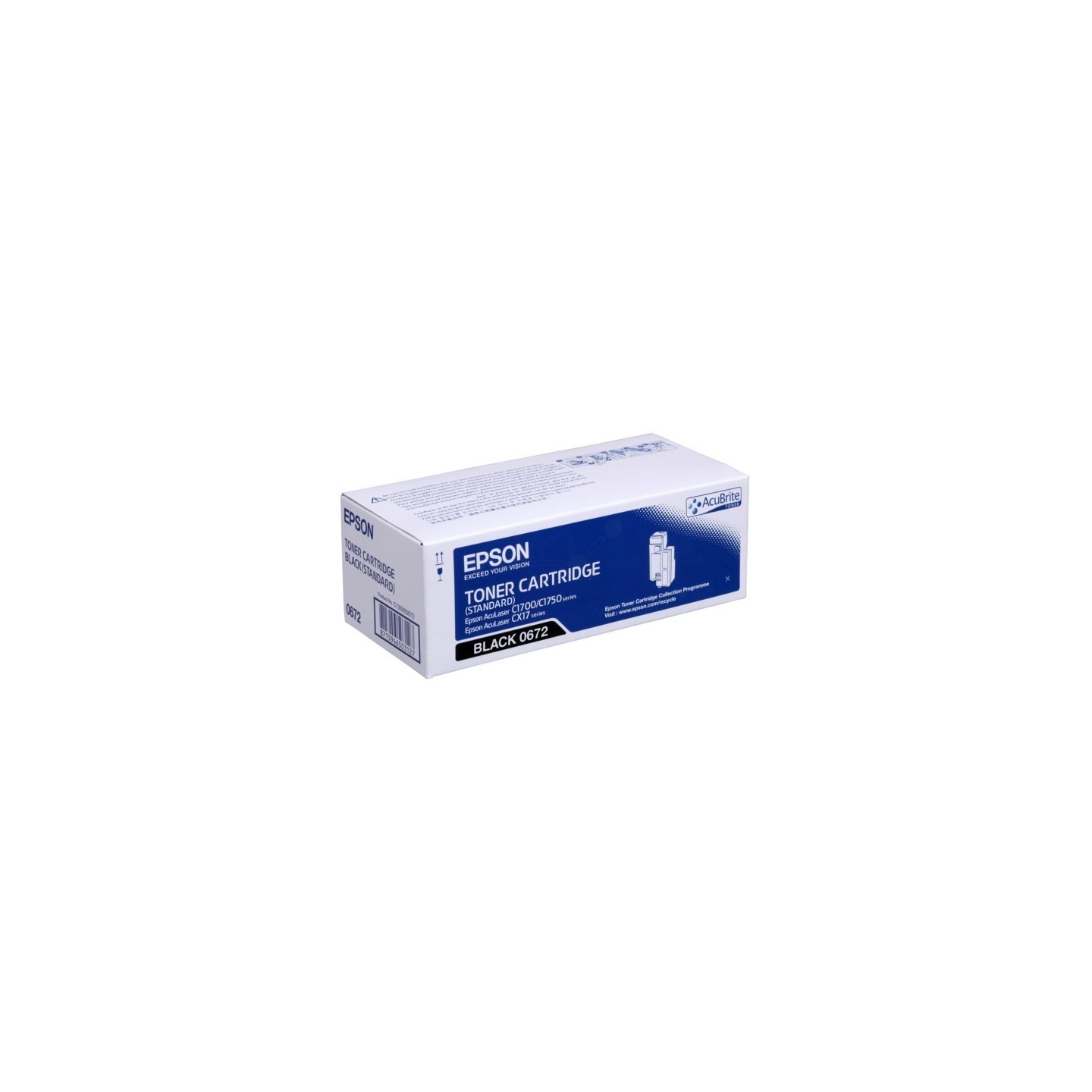 Toner noir Epson pour Aculaser CX17 / C1700 / C1750, Toner Express : achat en ligne de Toner noir Epson pour Aculaser CX17 / C17