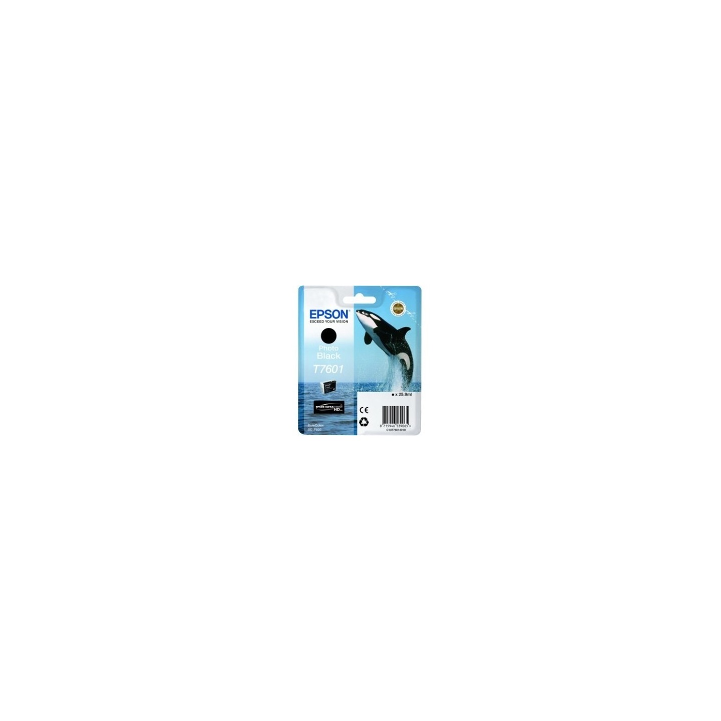Cartouche Encre Noire photo pour EPSON SureColor SC-P600 (T7601) (Orque), Toner Express : achat en ligne de Cartouche Encre Noir