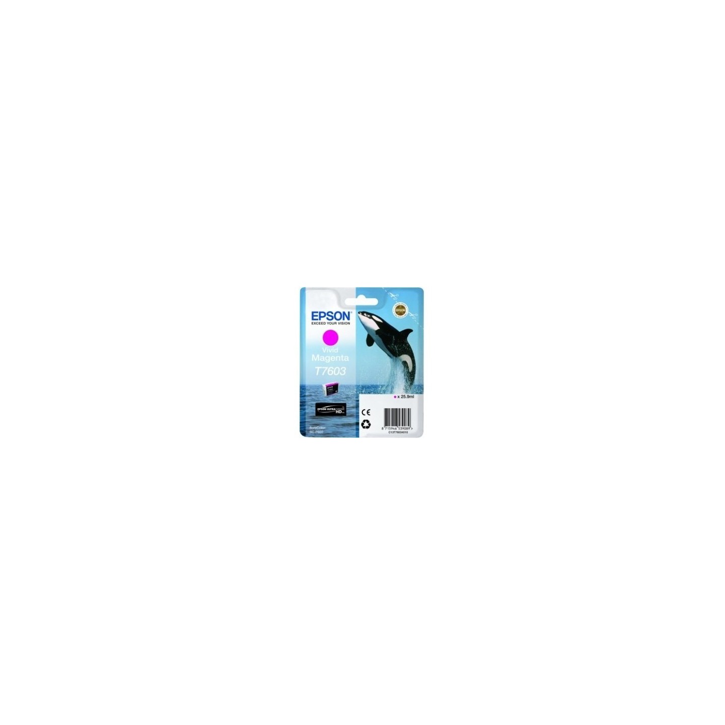Cartouche Encre Magenta pour EPSON SureColor SC-P600 (T7603) (Orque), Toner Express : achat en ligne de Cartouche Encre Magenta 