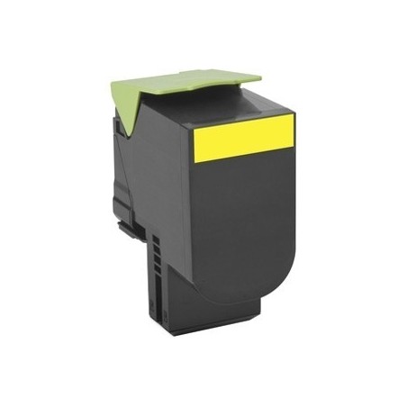 Toner jaune générique haute capacité Lexmark pour CS310 / CS410 / CS510 .... (702HY), Toner Express : achat en ligne de Toner ja