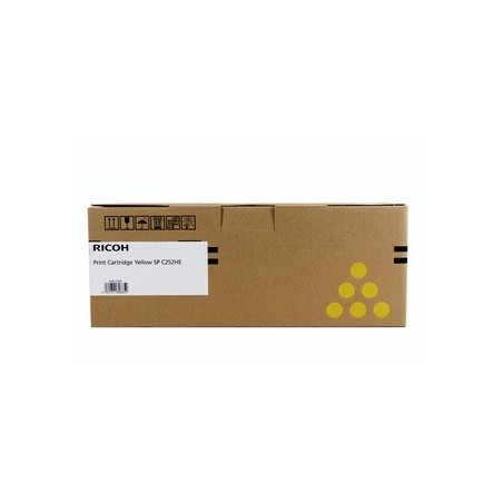 Toner jaune Ricoh pour SP C252DN/ 252SF, Toner Express : achat en ligne de Toner jaune Ricoh pour SP C252DN/ 252SF pour impriman