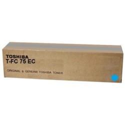 Toner cyan Toshiba pour e-studio 5560C/ 6560C/ 6570...(T-FC75EC), Toner Express : achat en ligne de Toner cyan Toshiba pour e-st