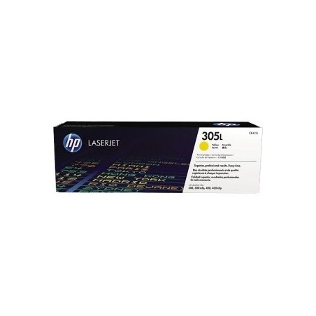 Toner jaune HP basse capacité pour laserjet Pro 400 (305L), Toner Express : achat en ligne de Nouveau Toner jaune HP bas