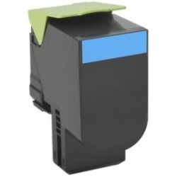 Toner cyan générique pour Lexmark CX310n / CX410e ... haute capacité, Toner Express : achat en ligne de Toner cyan générique pou