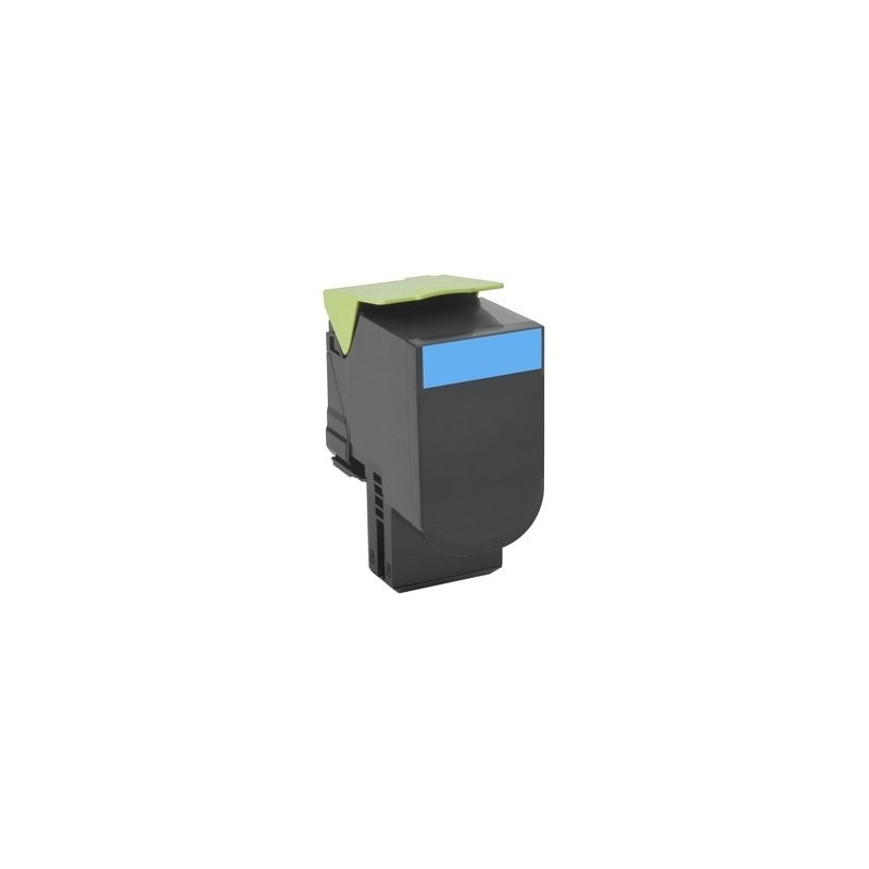 Toner cyan générique pour Lexmark CX310n / CX410e ... haute capacité, Toner Express : achat en ligne de Toner cyan générique pou