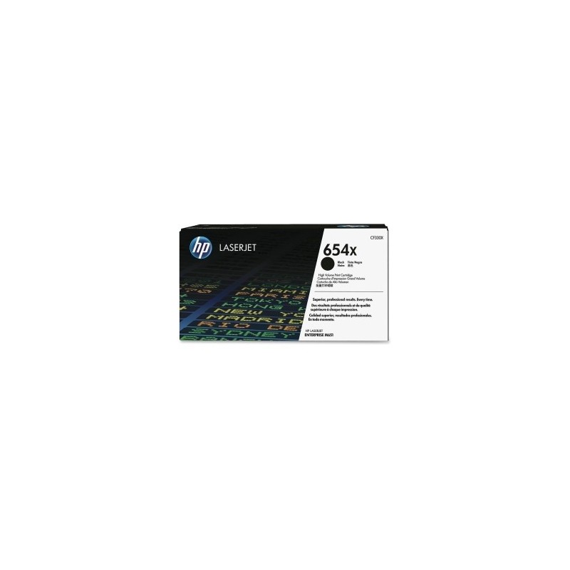 Toner noir HP haute capacité pour Color LaserJet Enterprise M651 (654X), Toner Express : achat en ligne de Toner noir HP haute c