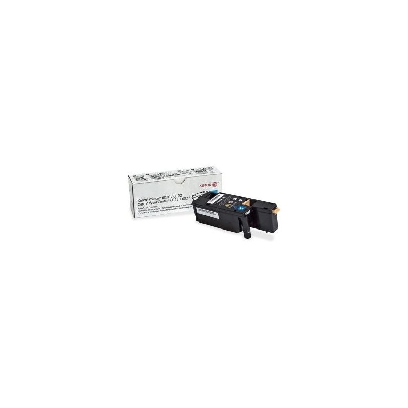 Toner cyan Xerox pour WorkCenter 6027/ Phaser 6022....., Toner Express : achat en ligne de Toner cyan Xerox pour WorkCenter 6027