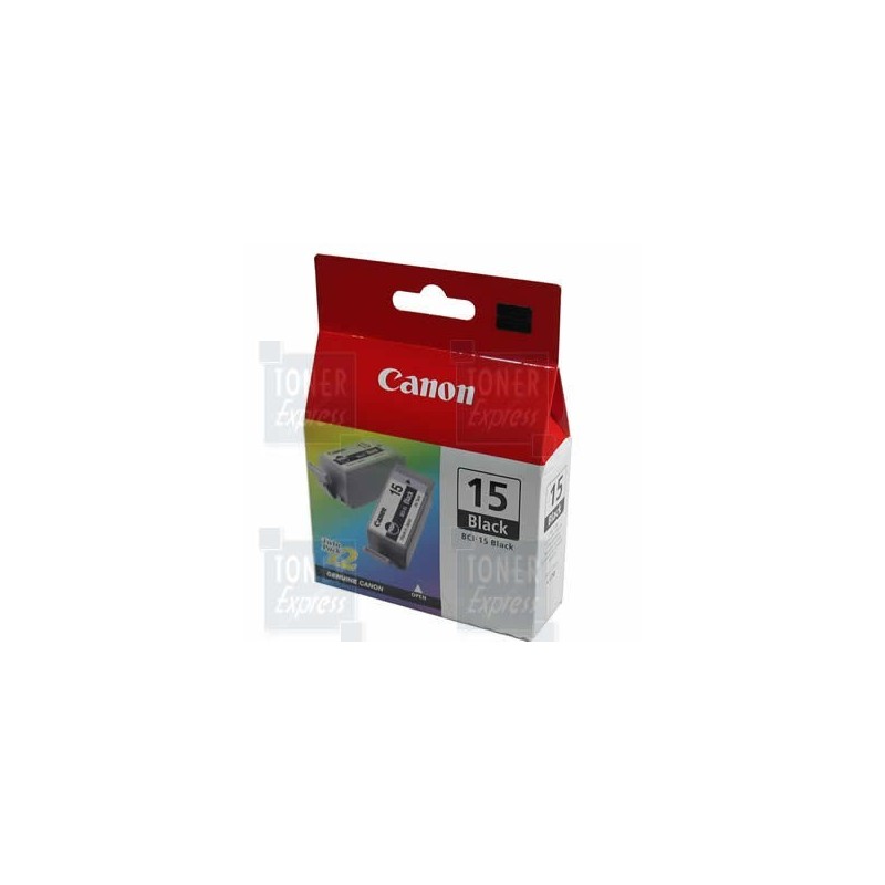 Cartouche d'Encre Noire Canon  BCI 15BK (x 2), Toner Express : achat en ligne de Cartouche d'Encre Noire Canon  BCI 15BK (x 2) p