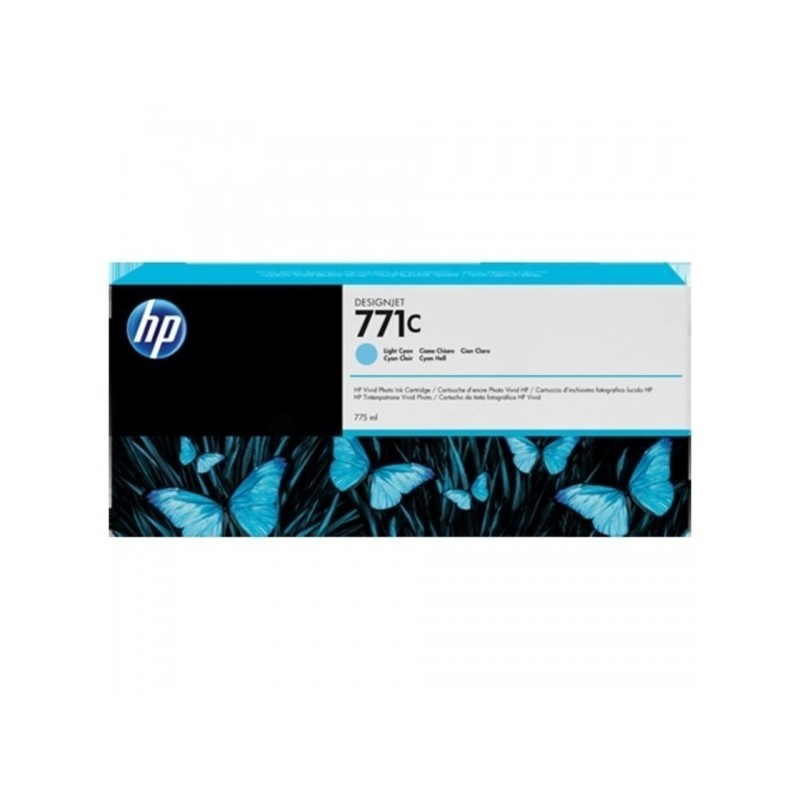Cartouche jet d'encre Cyan Clair pour designjet Z6200 (N°771), Toner Express : achat en ligne de Cartouche jet d'encre Cyan Clai