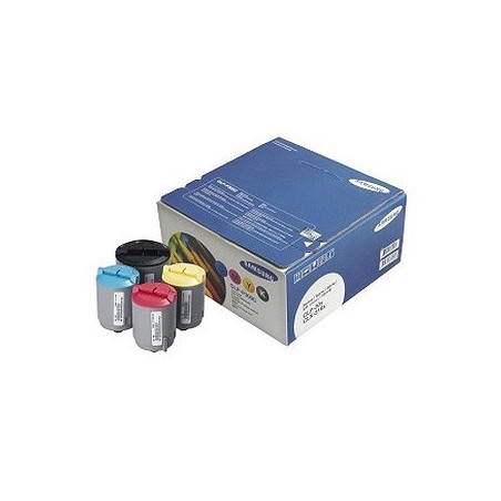 RAINBOW Pack 4 couleurs ( Noir, Cyan, Magenta, Jaune ) pour Samsung CLP 300 / CLX 2160....., Toner Express : achat en ligne de R