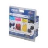 RAINBOW Pack 4 couleurs ( Noir, Cyan, Magenta, Jaune ) pour Brother DCP 145c / MFC 250c....., Toner Express : achat en ligne de 