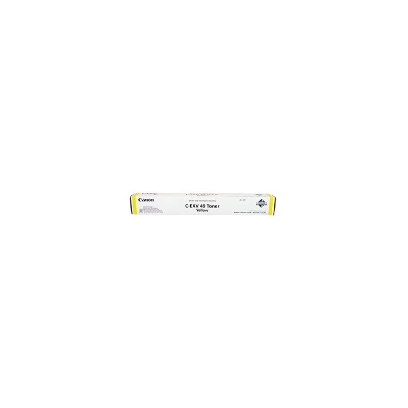Toner Jaune Canon pour imageRUNNER Advance C3325i / IR C3320i... (C-EXV49), Toner Express : achat en ligne de Toner Jaune 