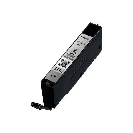 Cartouche Encre Grise Haute Capacité (CLI-571GY XL) pour Canon Pixma MG 5750 / MG 6850..., Toner Express : achat en ligne de Car
