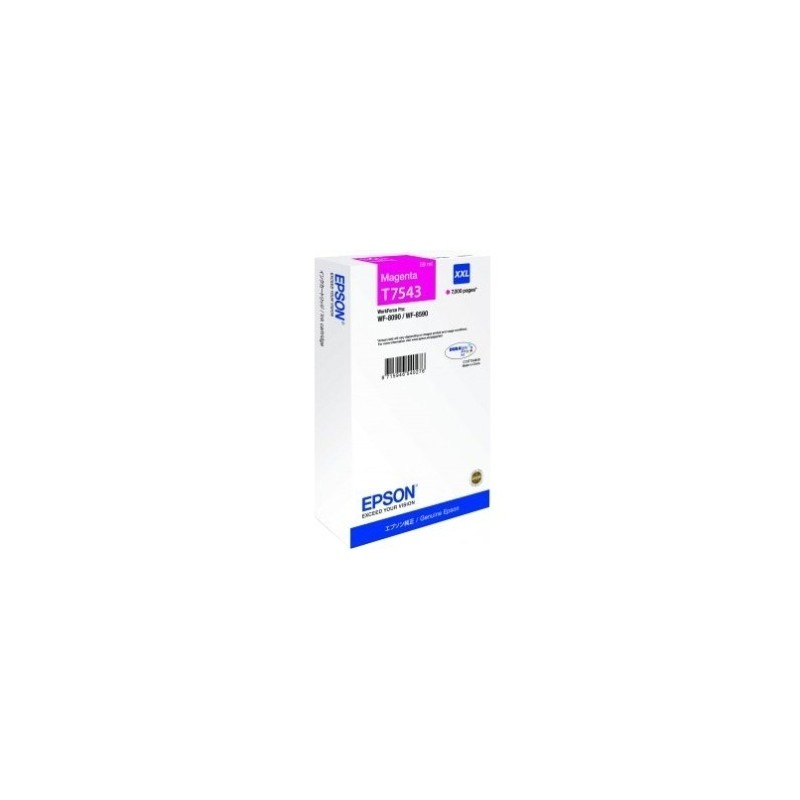 Cartouche Magenta Epson Tres Haute Capacité pour WorkForce 8090dw / 8590dwf...(T7543XXL), Toner Express : achat en ligne de Cart