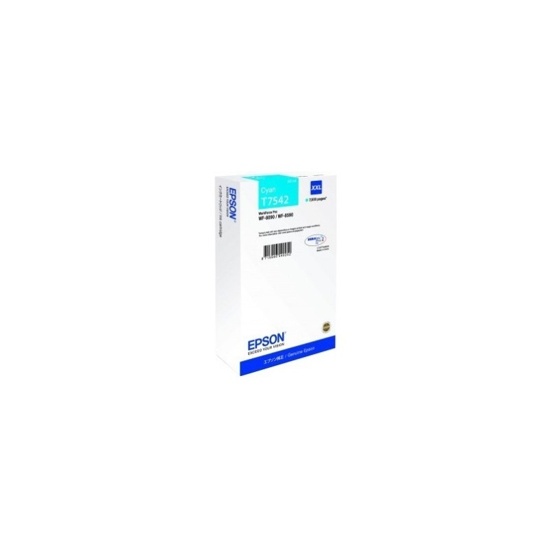 Cartouche Cyan Epson Tres Haute Capacité pour WorkForce 8090dw / 8590dwf...(T7542XXL), Toner Express : achat en ligne de Cartouc