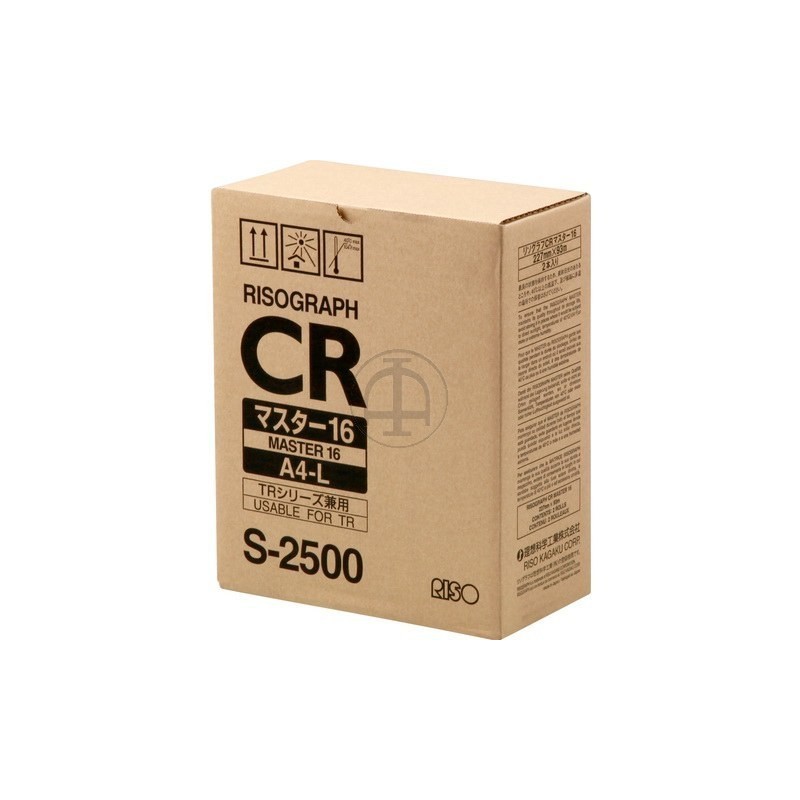 2 * Master Riso CR 1610/1630 (Format A4), Toner Express : achat en ligne de 2 * Master Riso CR 1610/1630 (Format A4) pour imprim