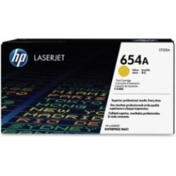 Toner jaune HP pour Color LaserJet Enterprise M651 (654A), Toner Express : achat en ligne de Toner jaune HP pour Color LaserJet 