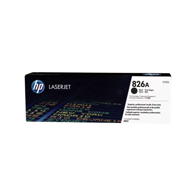Toner d'impression Noir pour HP LaserJet M855 (N°826A), Toner Express : achat en ligne de Toner d'impression Noir pour HP LaserJ