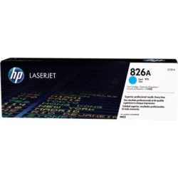 Toner d'impression Cyan pour HP LaserJet M855 (N°826A), Toner Express : achat en ligne de Toner d'impression Cyan pour HP LaserJ