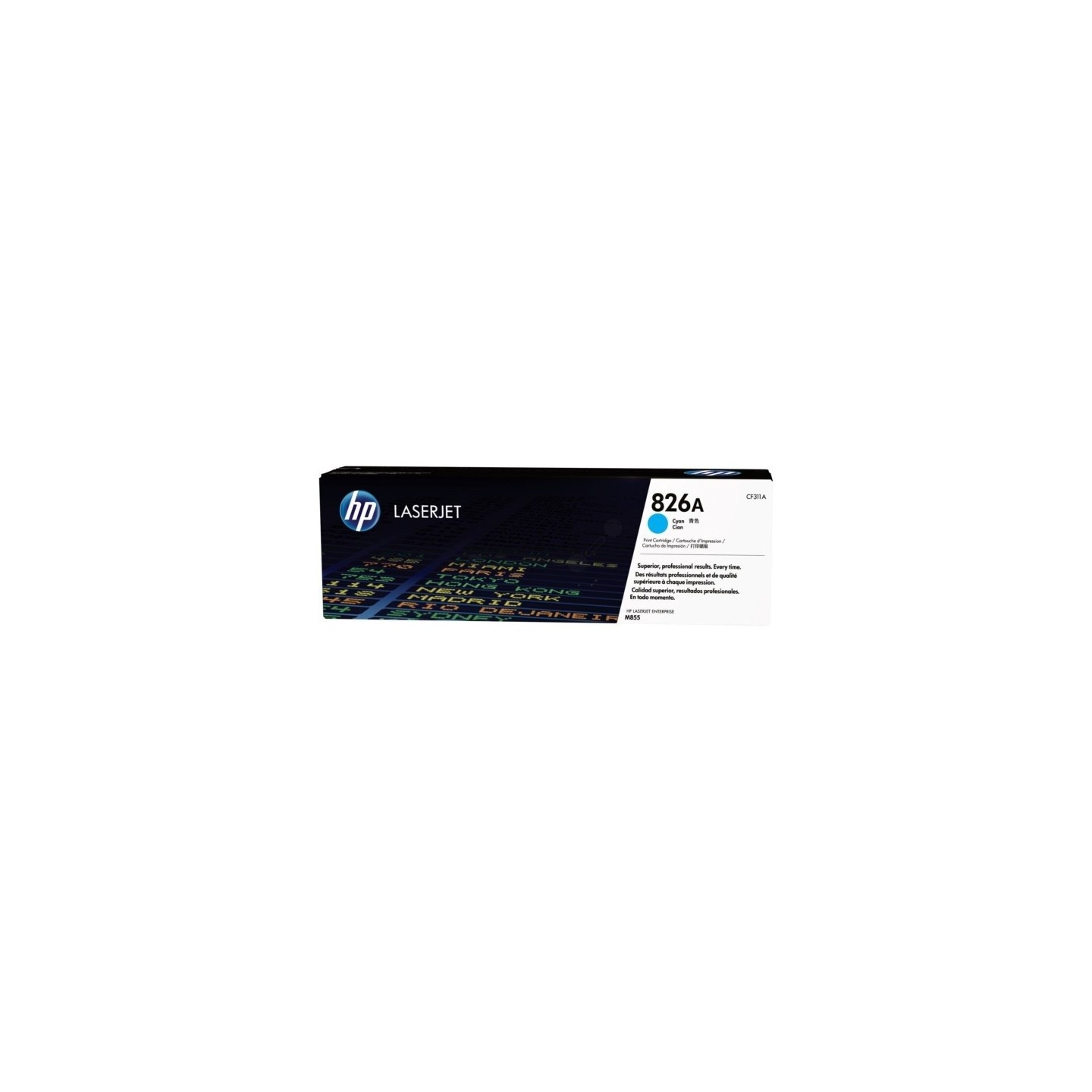 Toner d'impression Cyan pour HP LaserJet M855 (N°826A), Toner Express : achat en ligne de Toner d'impression Cyan pour HP LaserJ