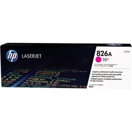 Toner d'impression Magenta pour HP LaserJet M855 (N°826A), Toner Express : achat en ligne de Toner d'impression Magenta pour HP 