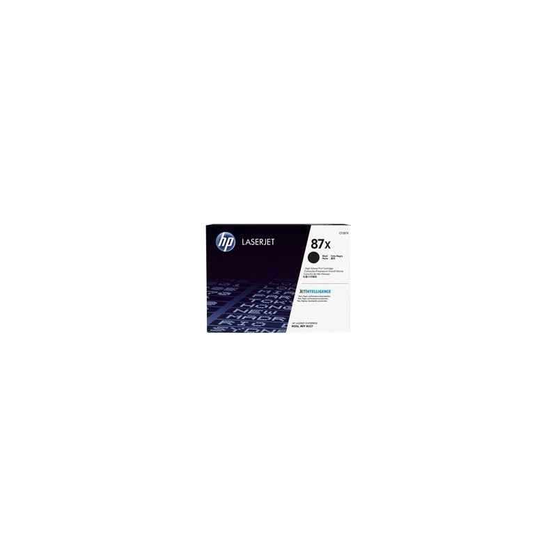 Toner noir  HP pour LaserJet Pro M506 / M527 ... (87X), Toner Express : achat en ligne de Toner noir HP