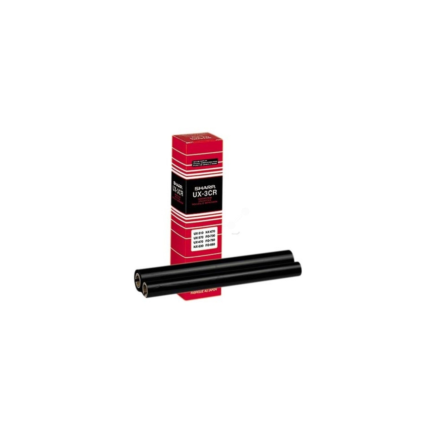 Ruban Thermique Noir Sharp UX3CR (95p x 2), Toner Express : achat en ligne de Ruban Thermique Noir générique pour Sh