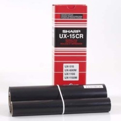 Ruban Thermique Noir original pour Sharp UX-15CR, Toner Express : achat en ligne de Ruban Thermique Noir générique pour Sharp U