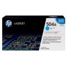 Toner cyan HP pour color laserjet CP3525 / CP3530 ... (504A), Toner Express : achat en ligne de Toner cyan HP pour color laserje