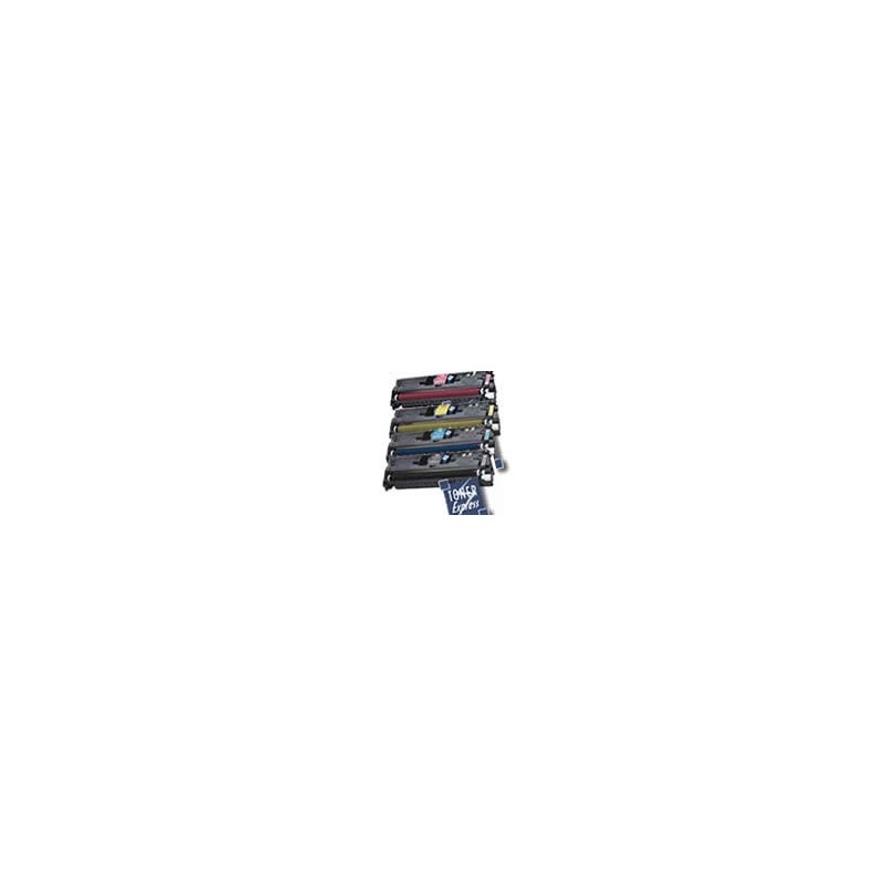 Pack de 4 toners Génériques C/M/Y/BK pour HP Color LaserJet 1500/2500 (EP-87), Toner Express : achat en ligne de Pack de 4 toner