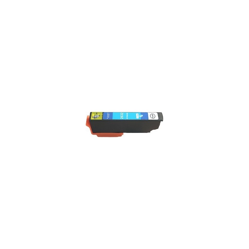 Cartouche cyan haute capacité générique pour Epson Expression Home XP-600... (N°26XL) (ours)
