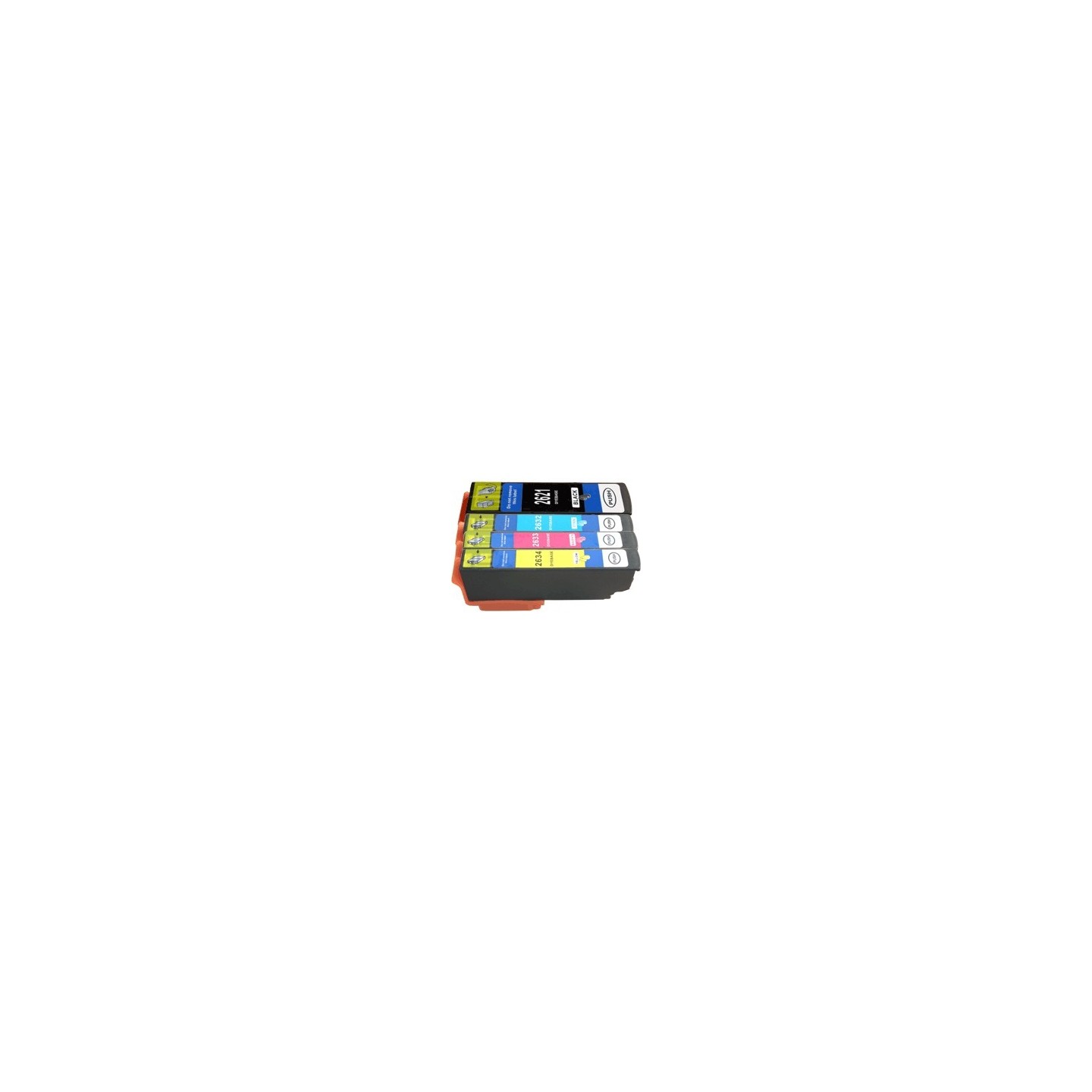 Pack de 4 cartouches haute capacité génériques pour Epson Expression Home XP-600... (N°26XL) (ours)