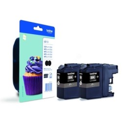 Pack de 2 Cartouches noires Brother pour MFC-J4510dw / MFC-J4410dw / MFC-J4610dw, Toner Express : achat en ligne de Pack de 2 Ca