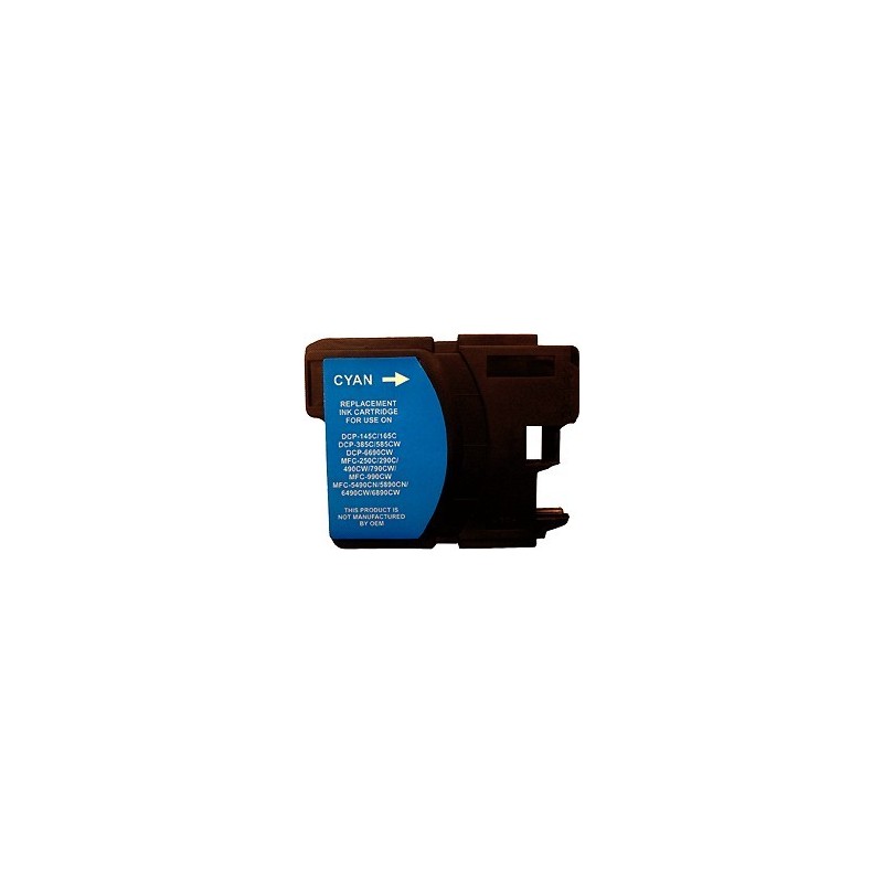 Cartouche cyan générique pour Brother MFC-6490CW / DCP-6690CW / ..., Toner Express : achat en ligne de Cartouche 