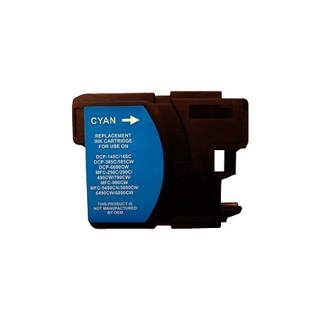 Cartouche cyan générique pour Brother MFC-6490CW / DCP-6690CW / ..., Toner Express : achat en ligne de Cartouche 