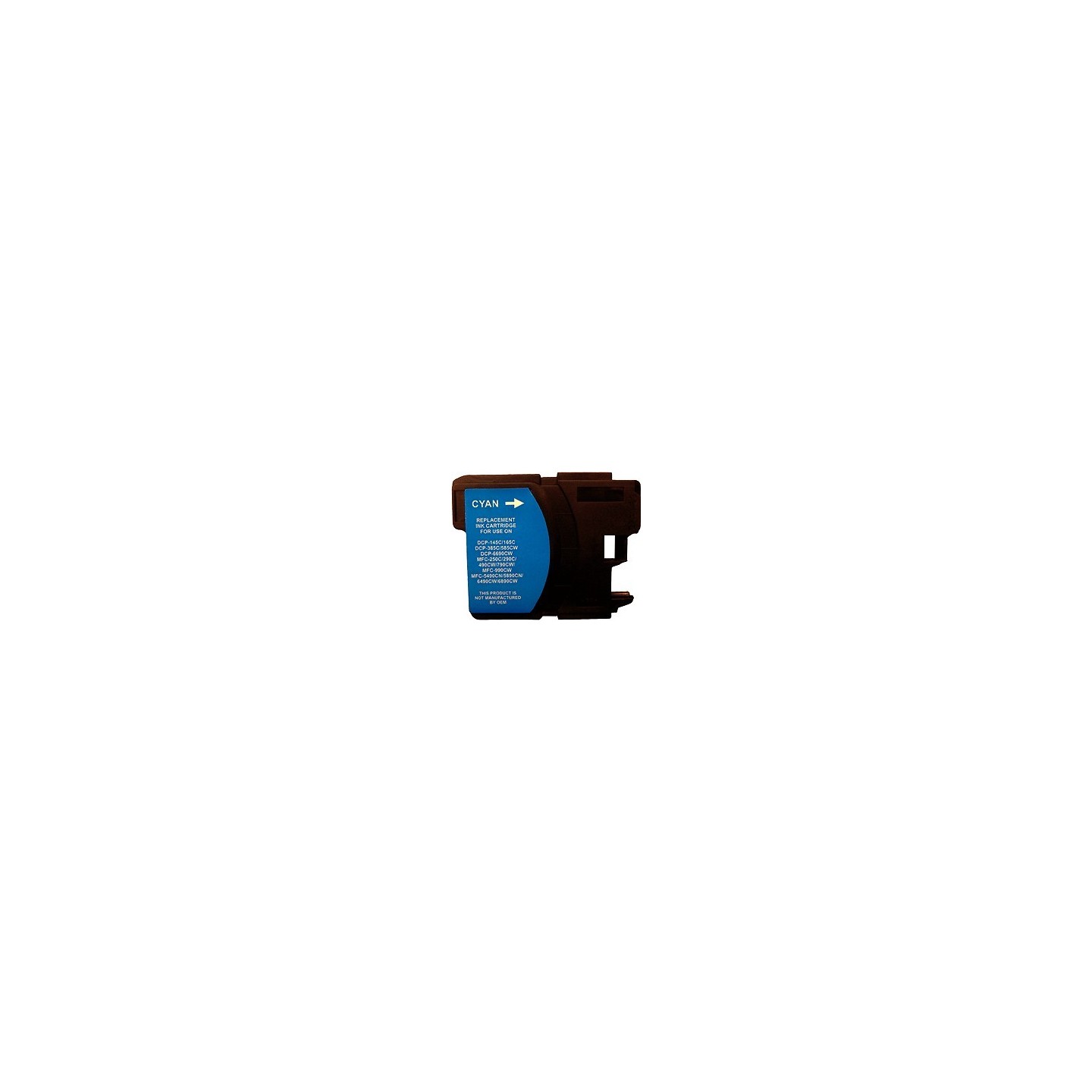 Cartouche cyan générique pour Brother MFC-6490CW / DCP-6690CW / ..., Toner Express : achat en ligne de Cartouche 