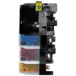Pack de 4 cartouches couleurs XL génériques Brother pour MFC-J4510dw / J4410 / J4610, Toner Express : achat en ligne de Pack de 