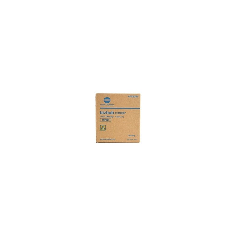 Toner jaune Konica-Minolta Bizhub C3100P (TNP-50Y)
