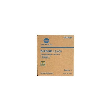 Toner jaune Konica-Minolta Bizhub C3100P (TNP-50Y)