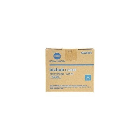 Toner cyan Konica-Minolta Bizhub C3100P (TNP-50C)