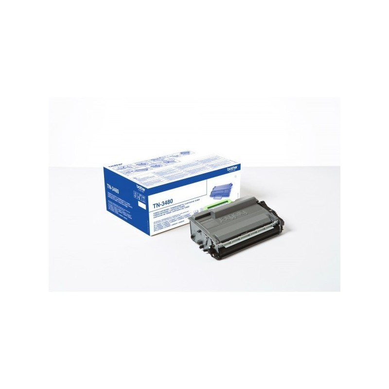 Toner Brother haute capacité pour DCP-L5500DN/ L5000/ L6600.. (TN3480)