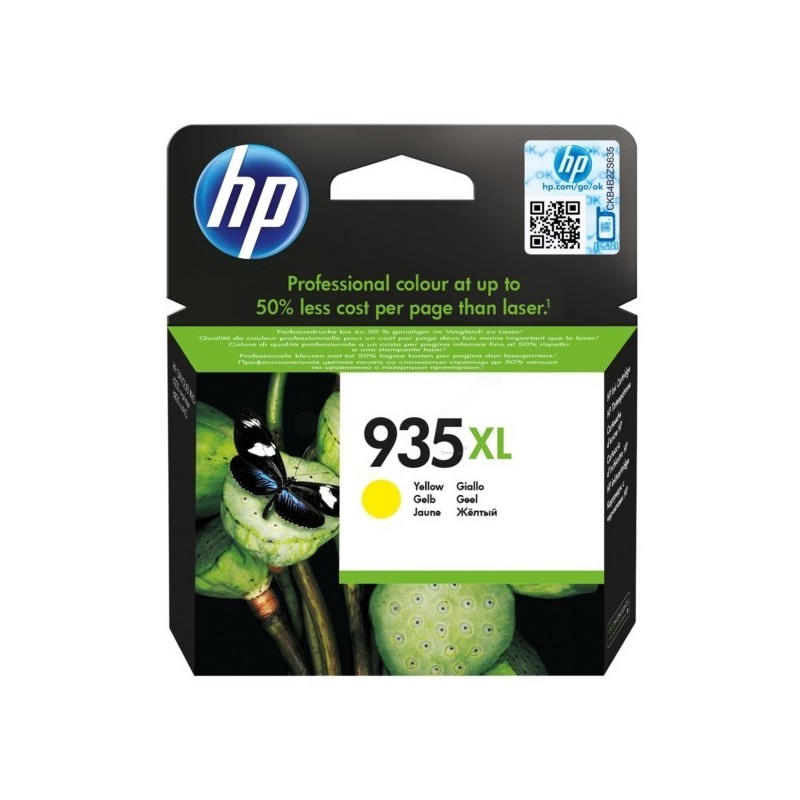 Cartouche jet d'encre Jaune haute capacité pour HP Office Jet Pro 6230 / 6830 .....(N°935XL)