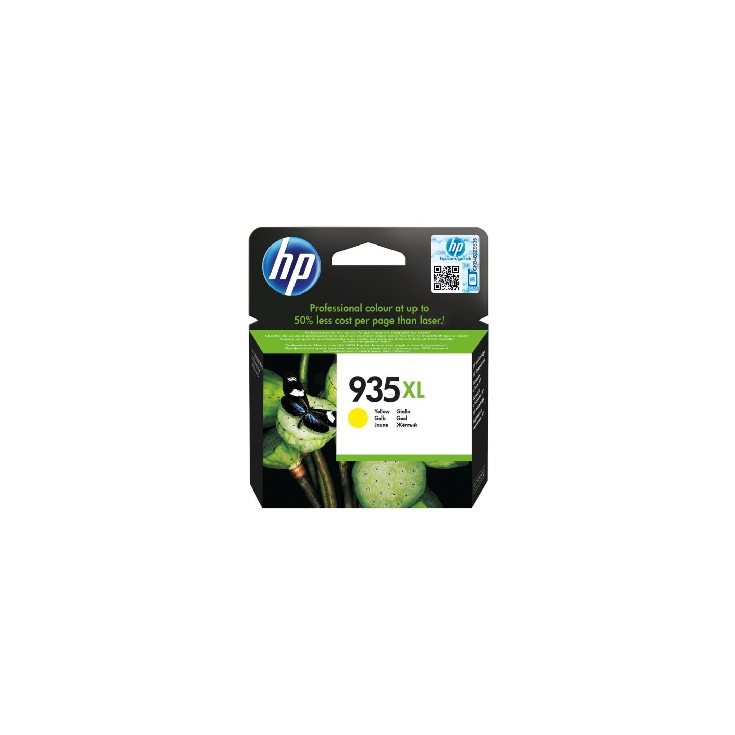 Cartouche jet d'encre Jaune haute capacité pour HP Office Jet Pro 6230 / 6830 .....(N°935XL)