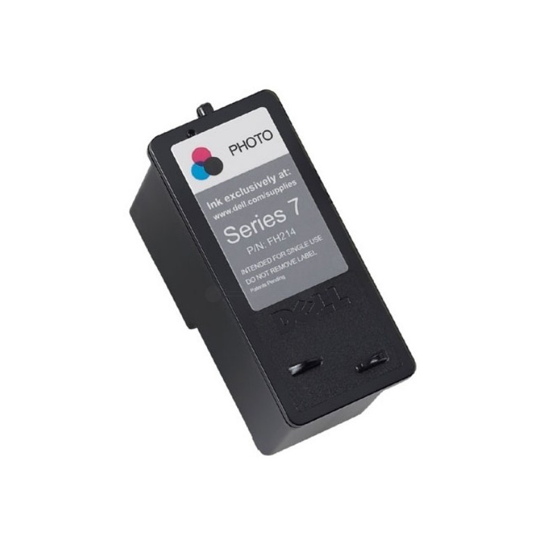 Cartouche photo couleur (C,M,B) DELL haute capacité pour imprimante Dell 966 (FH214), Toner Express : achat en ligne de Cartouch
