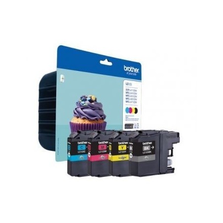 Multipack 4 cartouches Brother pour MFC-J4510dw / MFC-J4410dw / MFC-J4610dw, Toner Express : achat en ligne de Multipack 4 carto