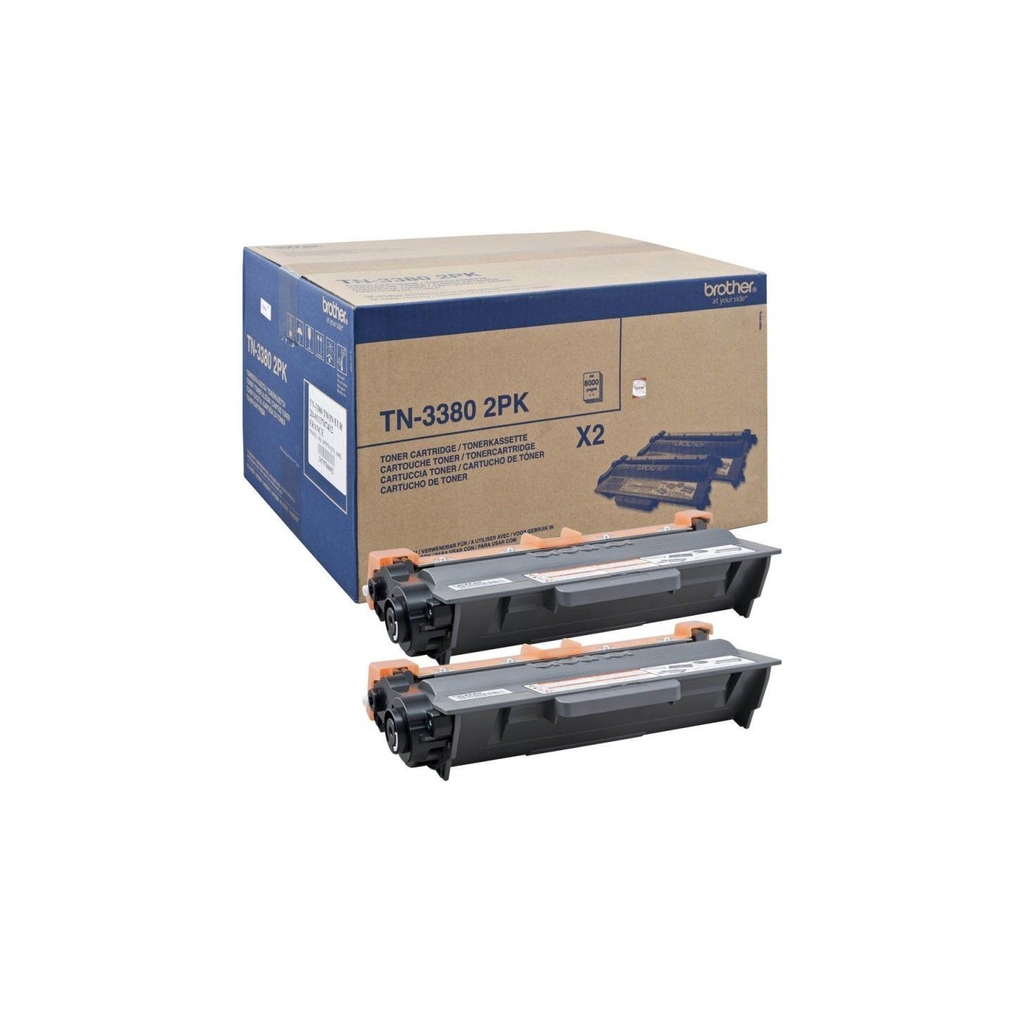 PACK de 2 Toners Brother haute capacité pour HL 5470  ..
