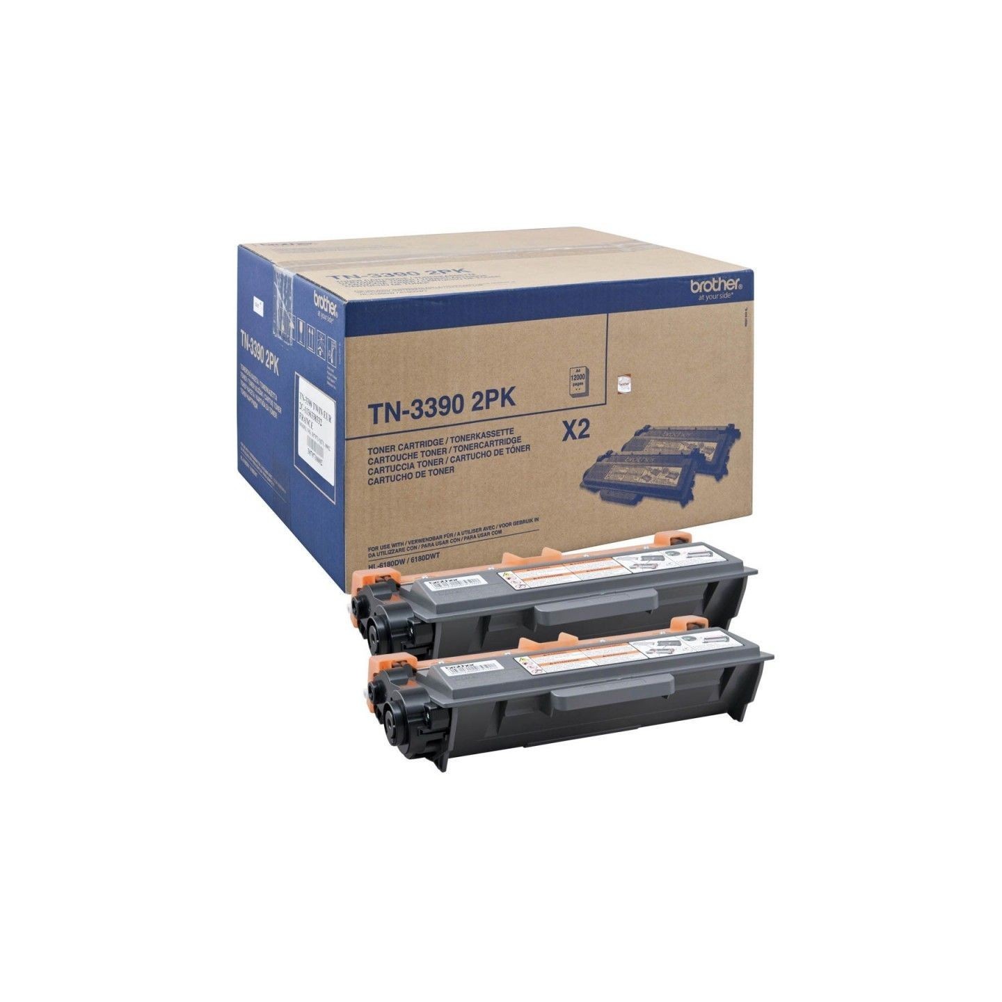PACK de 2 Toners Brother très haute capacité pour MFC 8950dw / DCP 8250