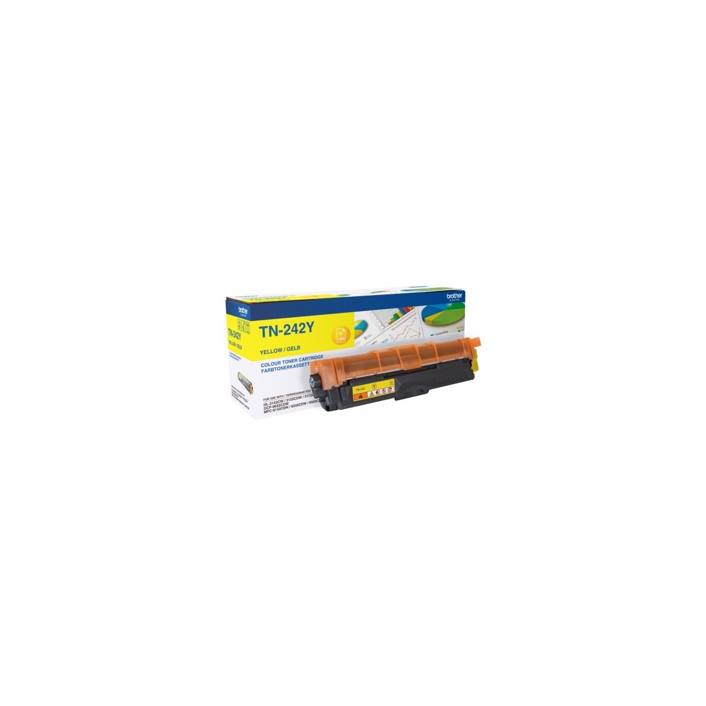Toner Jaune Brother pour DCP9022CDW / HL3152CDW ....